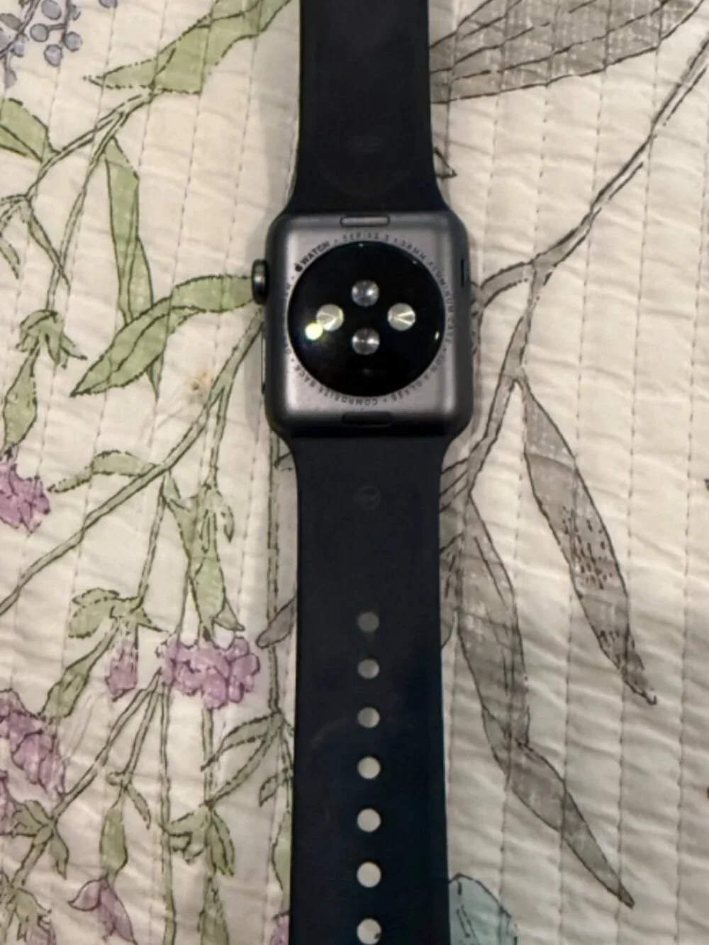 Apple Watch Series 3 GPS, 38mm Space Gray Aluminum Case with Black Sport Band